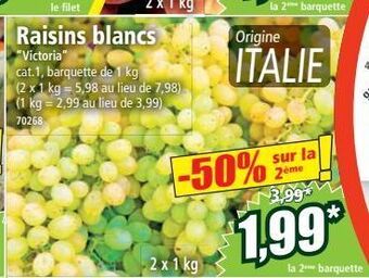 Norma Raisins blancs offre