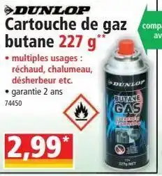 Norma Cartouche de gaz butane offre