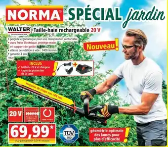 Norma Taille-haie rechargeable offre