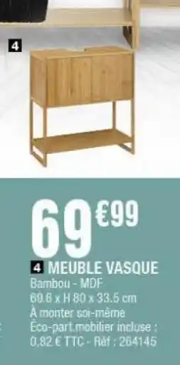 La Foir'Fouille Meuble vasque offre