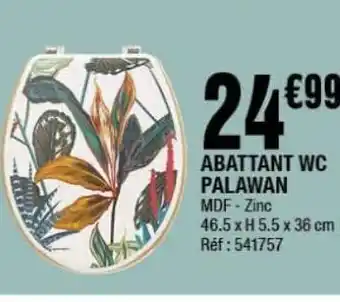 Abattant wc palawan