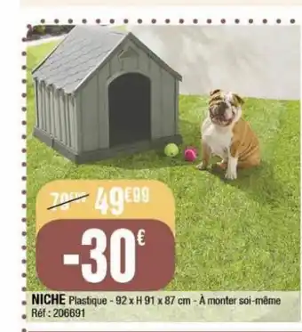 La Foir'Fouille Niche pour chien offre