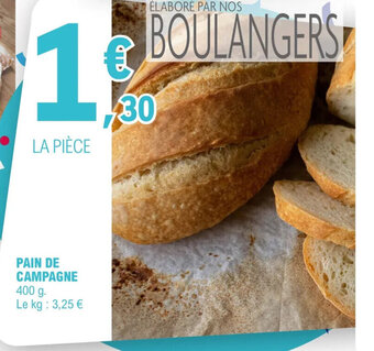 E.Leclerc PAIN DE CAMPAGNE offre