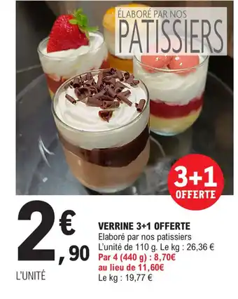 E.Leclerc VERRINE 3+1 OFFERTE offre
