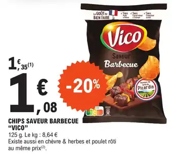 E.Leclerc CHIPS SAVEUR BARBECUE "VICO" offre