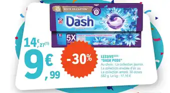 E.Leclerc LESSIVE(2)(3) "DASH PODS" offre