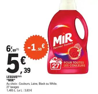 E.Leclerc LESSIVE(2)(3) "MIR" offre