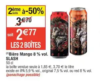 (Âč)BiĂšre Mango 8 % vol. SLASH