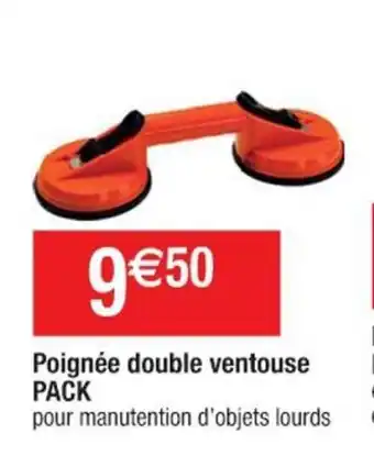 Poignée double ventouse PACK