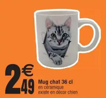 Cora x Carrefour Mug chat 36 cl offre