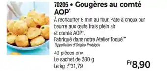 Thiriet Gougères au comté AOP offre