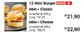 Thiriet 12 Mini Burger offre