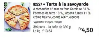 Thiriet Tarte à la savoyarde offre