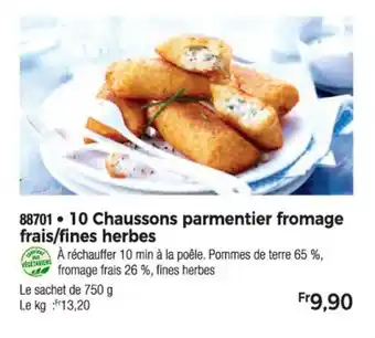 Thiriet 10 Chaussons parmentier fromage frais/fines herbes offre
