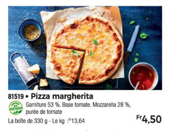 Thiriet Pizza margherita offre
