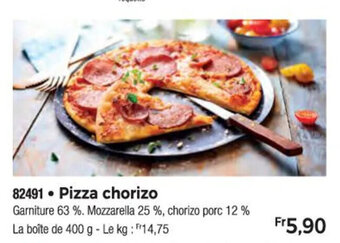 Thiriet Pizza chorizo offre