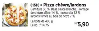 Thiriet Pizza chèvre/lardons offre