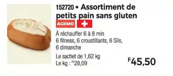 Thiriet Assortiment de petits pain sans gluten offre