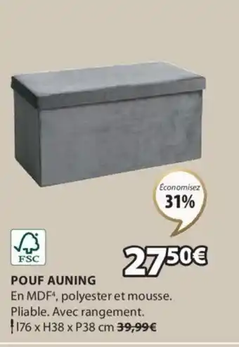JYSK POUF AUNING offre