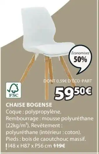 JYSK CHAISE BOGENSE offre