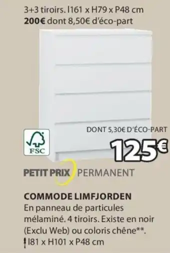 JYSK COMMODE LIMFJORDEN offre