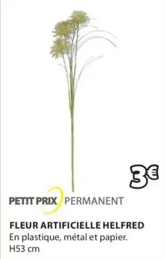 JYSK FLEUR ARTIFICIELLE HELFRED En plastique, métal et papier. H53 cm offre