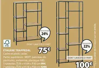 JYSK ÉTAGÈRE TRAPPEDAL offre