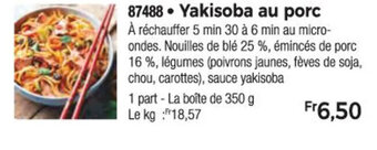 Thiriet 87488 Yakisoba au porc offre