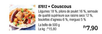 Thiriet 87612 Couscous offre