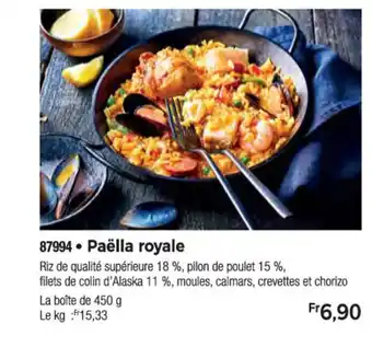 Thiriet 87994. Paëlla royale offre