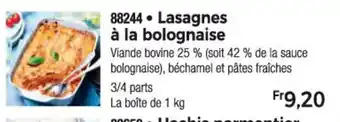 Thiriet 88244 Lasagnes à la bolognaise offre