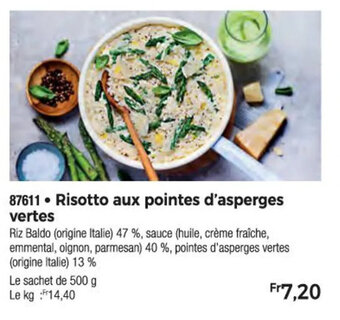 Thiriet 87611 Risotto aux pointes d'asperges vertes offre