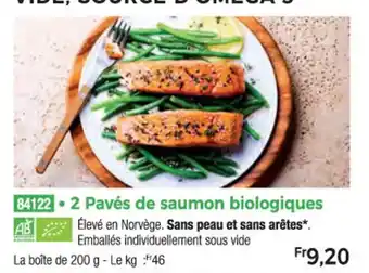 Thiriet 84353 2 Maxi pavés de saumon Atlantique offre