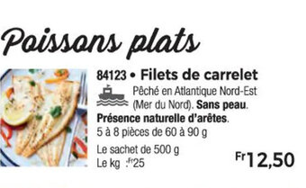 Thiriet 84123 Filets de carrelet offre