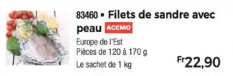 Thiriet Filets de perche avec peau offre