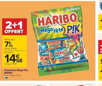 Carrefour Assortiment Méga Fête HARIBO offre