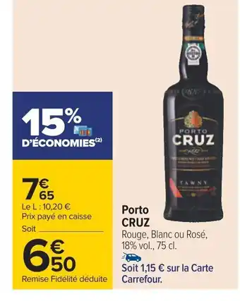 Carrefour Porto CRUZ offre