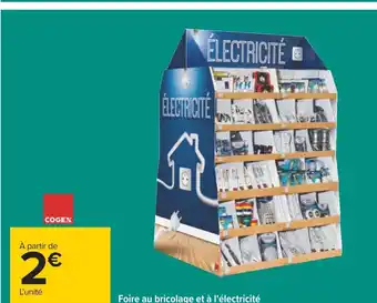 Carrefour Foire au bricolage et à l'électricité offre