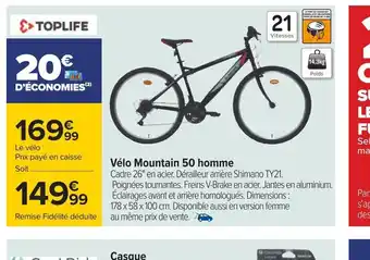 Vélo Mountain 50 homme