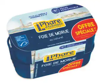 La Vie Claire Lot de 2 foie de morue au naturel offre