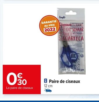 Carrefour Paire de ciseaux offre