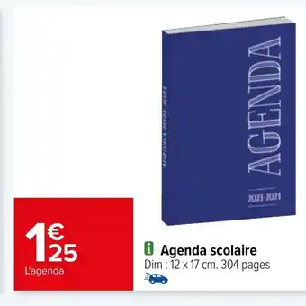 Carrefour Agenda scolaire offre