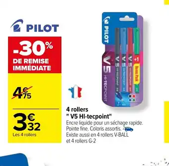 Carrefour 4 rollers "V5 HI-tecpoint" offre