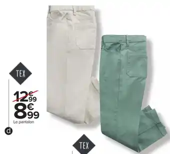 Carrefour Tex pantalon fille offre