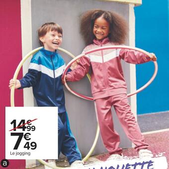 Carrefour Ensemble jogging unisexe offre