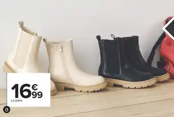 Carrefour Tex bottes enfant et adulte offre