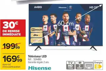 Carrefour Hisense téléviseur led offre
