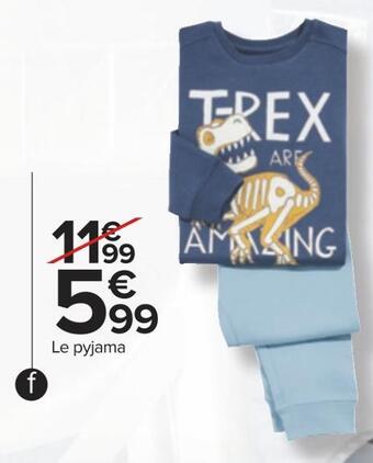 Carrefour Pyjama enfant offre
