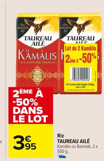 Carrefour Market Taureau ailé riz offre
