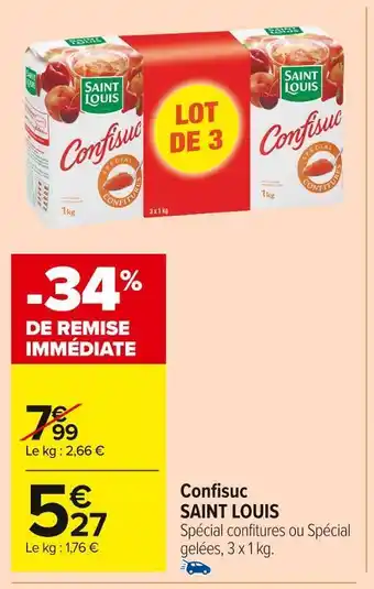 Carrefour Market Saint louis confisuc offre